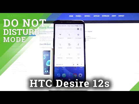 How to Enable Do Not Disturb Mode in HTC Desire 12s – Activate Do Not Disturb Mode