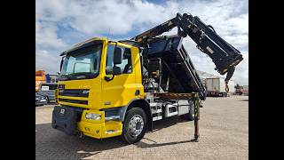شاحنة قلابة DAF CF65.220 4x2 Day Cab Euro5 - 3-Sided Tipper + Terex 120.2E-A3 + | صورة 4 - Autoline