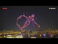 4K Drone View KPop Demon Hunters Drone Show Encore In Seoul