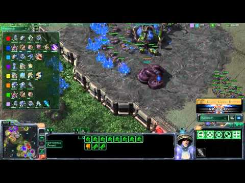 SC2 #102 - 4v4 DT rush to Blink Stalkararkar - Part 1/2.