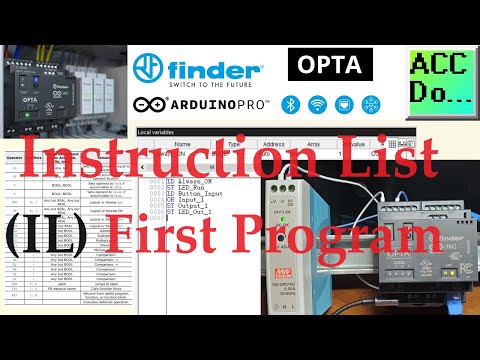 Arduino OPTA PLC - Instruction List (IL) First Program