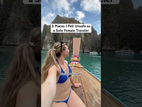 3 Places I’ve Felt Unsafe as a Solo Female Traveler #solofemaletraveler #travelalone #safety