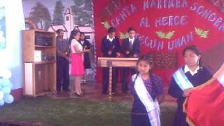 preview picture of video 'Acto Cívico Día de la Marimba, Centro Escolar San Vicente de Paúl'
