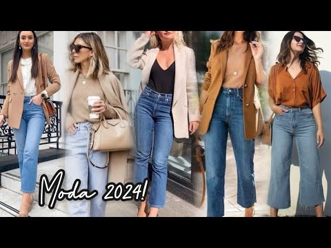 MODA CASUAL ROPA 2024 Outfits LOOKS Y COMBINACIONES CASUALES PARA MUJER TENDENCIAS