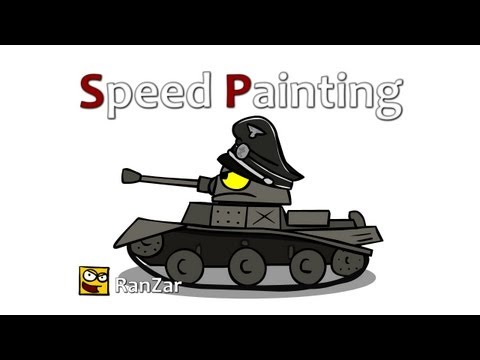 Speed Painting. Pz. RanZar. Рандомные Зарисовки