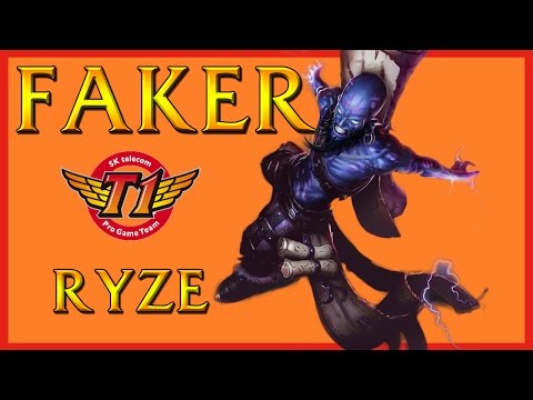 SKT T1 Faker (Hide on Bush) - Ryze Top vs Fiora - Korean Challenger Ranked League of Legends 2015
