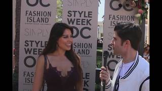 Estrella Nouri Style Week OC 2019 Interview with Brandon Jay video