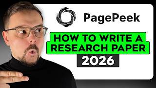 研究論文の書き方 - 2026 | PagePeek AIチュートリアル