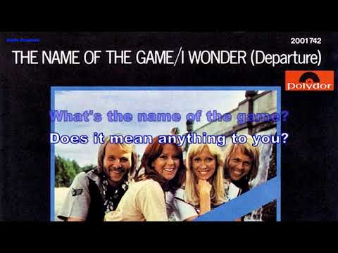Abba   The name of the game   RUE Karaoke