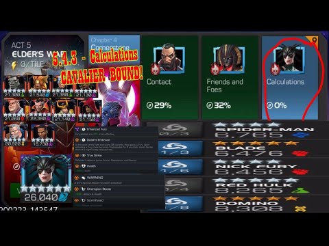 MCOC - Act 5.4.3 - Calculations - Easy Path - Hela - CAVALIER BOUND!