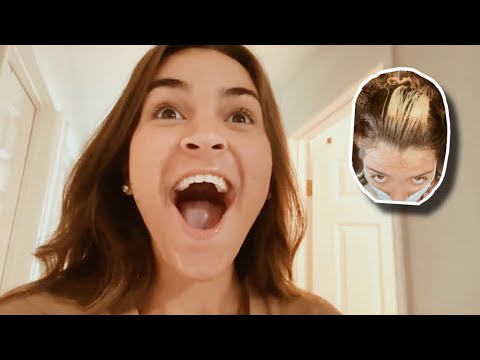 she DYED her hair (vlogmas day 19)