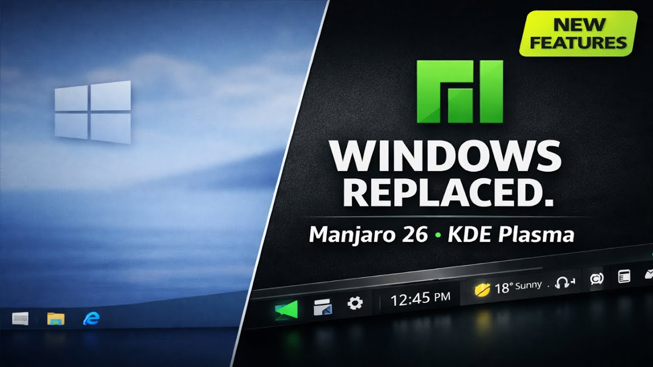 Manjaro 26 KDE Plasma: The Desktop That Finally Replaces Windows 10/11