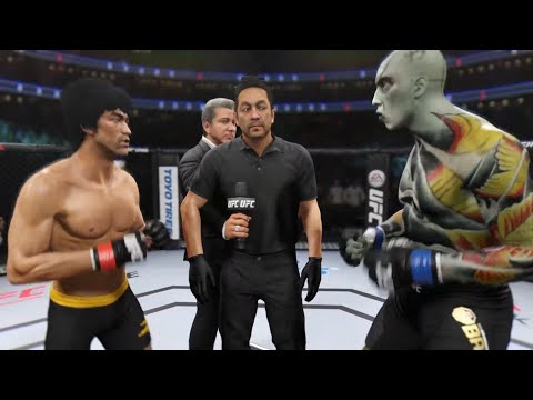 Bruce Lee vs. Balok - EA Sports UFC 2 - Dragon Fights 🐉