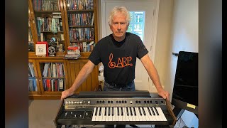 Legendary ARP Pro Soloist Signed by Genesis Keyboardist Tony Banks:  raffled at Machina Bristronica!