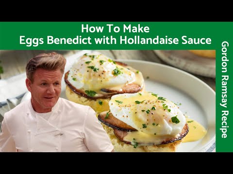 Eggs Benedict with Hollandaise Sauce (Easy Recipe) -...