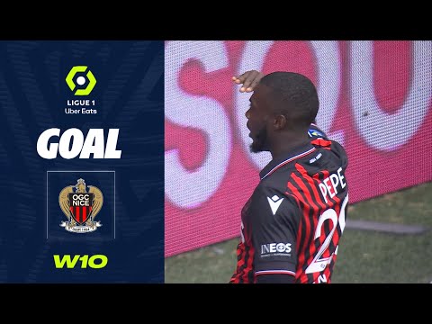 Goal Nicolas PEPE (50' - OGCN) OGC NICE - ESTAC TROYES (3-2) 22/23