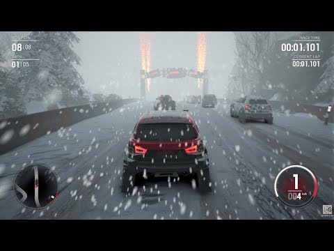 Gravel - Snow Gameplay PS4 (1080p60fps)