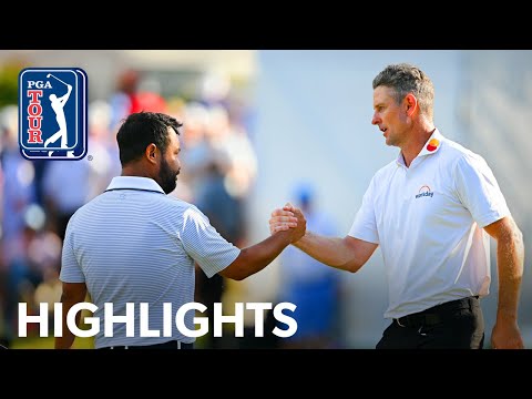 Every shot from dramatic three-hole playoff at the FedEx St. Jude Championship | 2025