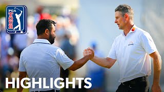 Every shot from dramatic three-hole playoff at the FedEx St. Jude Championship | 2025