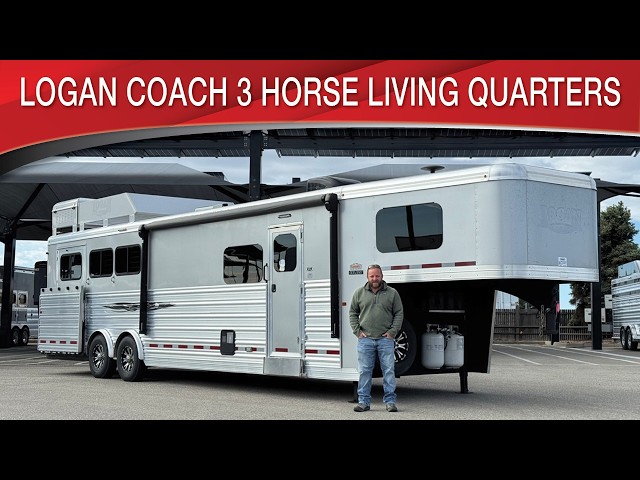 Preview image of Logan Coach Select 812 3 Horse Living Quarters youtube video