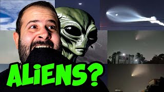 INSANE Alien Sightings Caught on Camera (Reaction)