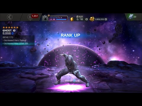 Rank up 6 Star Ghost R2 | 6Star Ghost Gameplay | Marvel Contest Of Champions
