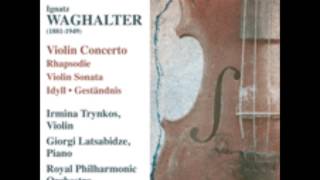 Waghalter violin sonata mov I Allegro appassionato