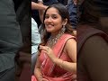 Anikha Surendran Sweet Pink Blouse Shows Hot Apples Present At Latest Function