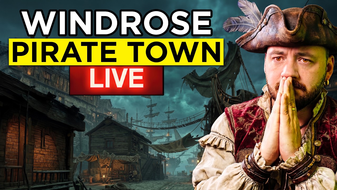 Windrose Hardest Challenge & Pirate Town Building - Day 6 Domination