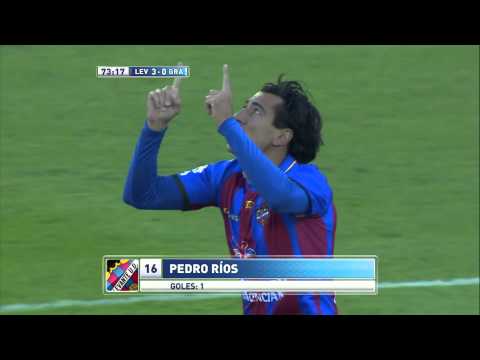 La Liga | Gol de Pedro Ríos (3-0) en el Levante - Granada CF | 28-10-2012 | J9