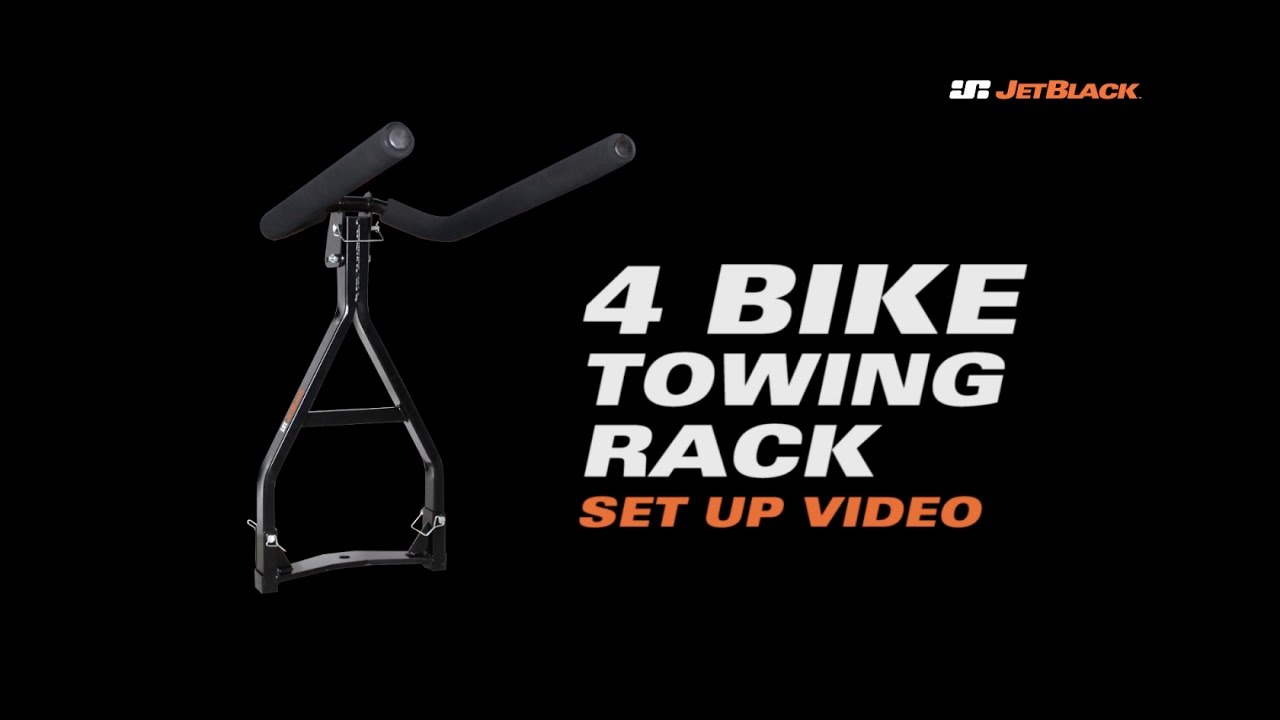 4 Bike Tow Rack - Set Up