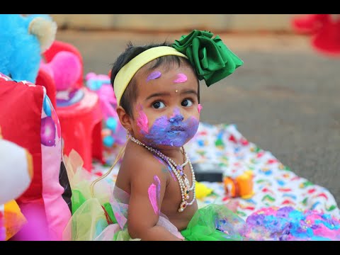 1st Birthday Celebration | Cake Smash | Sanvitha Cake Smash Video