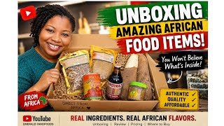 UNBOXING AFRICAN FOOD FROM TARGET MARKET IN THE NETHERLANDS! 😍 What’s 