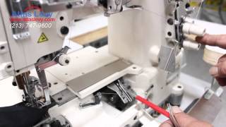 How to Thread coverstitch sewing Machine - Juki 7733