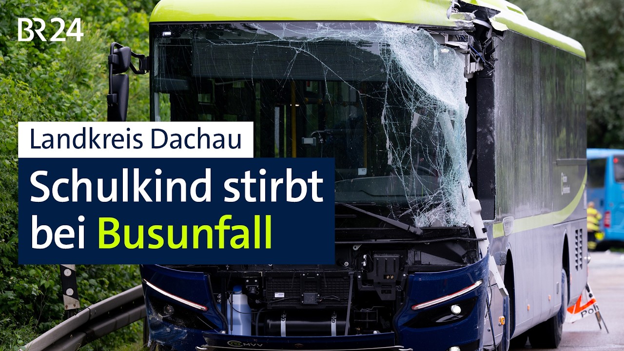 Landkreis Dachau: Schulkind stirbt bei Busunfall | BR24