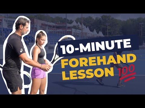 Tennis Forehand Lesson