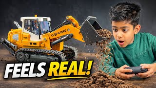 This RC Bulldozer Feels REAL! (My Kid Put it to the Test) - AkeleoToys