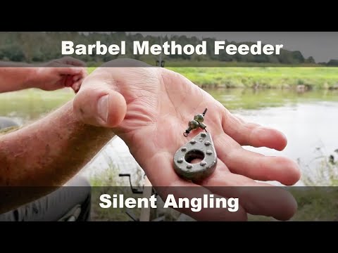 Barbel fishing - pellet method feeder rigs tips tactics - summer river Wye UK - silent fishing