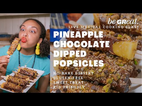 Easy Chocolate Dipped Popsicles! (Vegan + Gluten Free)