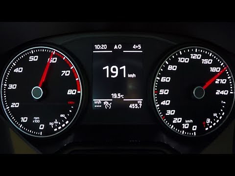 2017 SEAT Ibiza 1.0 EcoTSI 115 PS MT - 0-100 km/h kph Tachovideo Beschleunigung Acceleration
