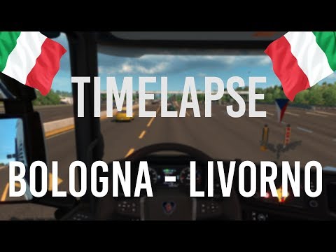 Euro Truck Simulator 2 DLC Italia timelapse | 60fps | Bologna - Livorno | Toast 🚚