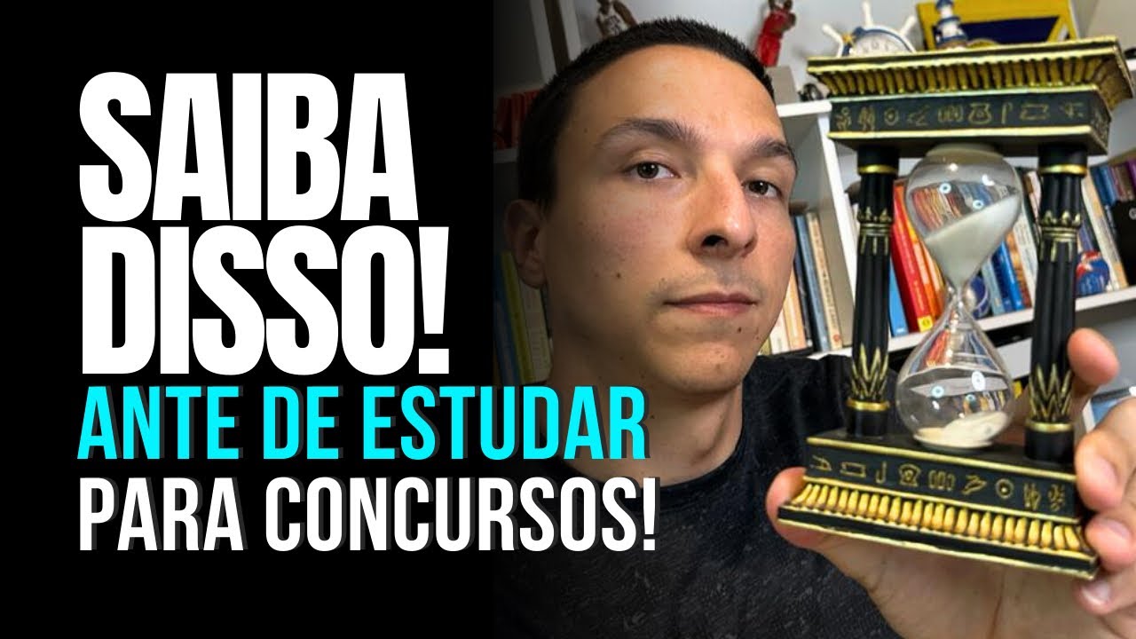 EU QUERIA SABER DISSO…Quando INICIEI MEUS ESTUDOS para Concursos Públicos! Thiago Pereira