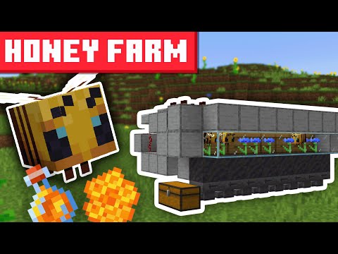 Minecraft Honey Farm 1.20 - BEST DESIGN