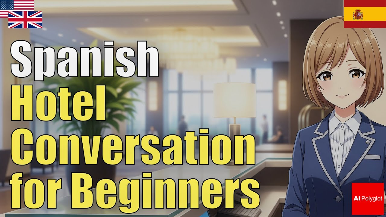 Spanish Hotel Conversation for Beginners | Natural Listening | Must-Know