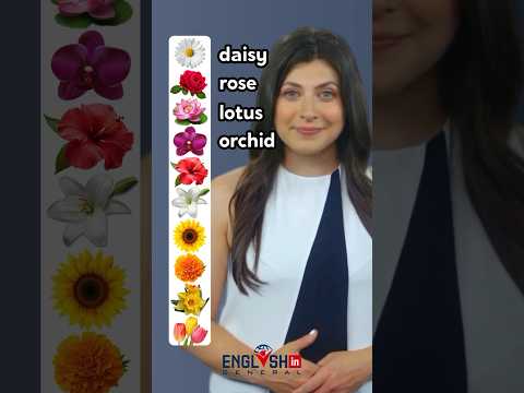 Flowers Vocabulary in English