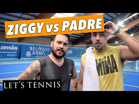 Ziggy vs. Padre // Let's Tennis