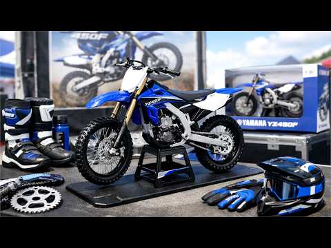 Yamaha YZ 450 Diecast Unboxing | Ultra Realistic 1:12 Dirt Bike with Real Engine Sounds by NewRay
