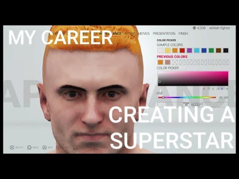 WWE 2K19 - Creating A Superstar - My Career Mode
