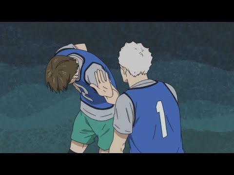 Haikyuu!!~ Aone keeps on hurting Kenji by accident