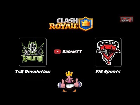 LigaBEPRO | TsG Revolution Vs F18 Sports | Clash Royale | SalemYT